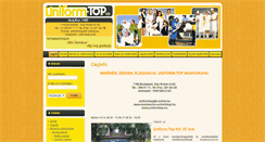Desktop Screenshot of munkaruha-uniformtop.hu